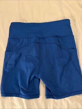 all in motion Royal Blue High-Waist Bike Shorts